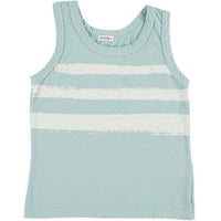 Picnik tees Picnik Aqua Stripe Sandro Tank