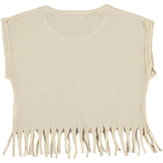 Picnik tees Picnik Cream Fly Adah Fringe Tank