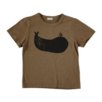 Picnik tees Picnik Taupe Whale T-shirt