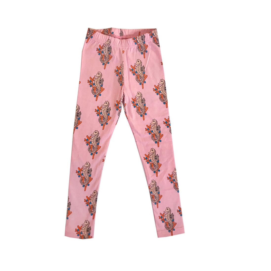 Hugo Loves Tiki Pink Seahorse Leggings