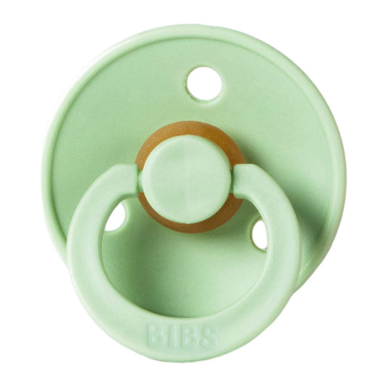Mushie Pistachio Bibs Pacifier