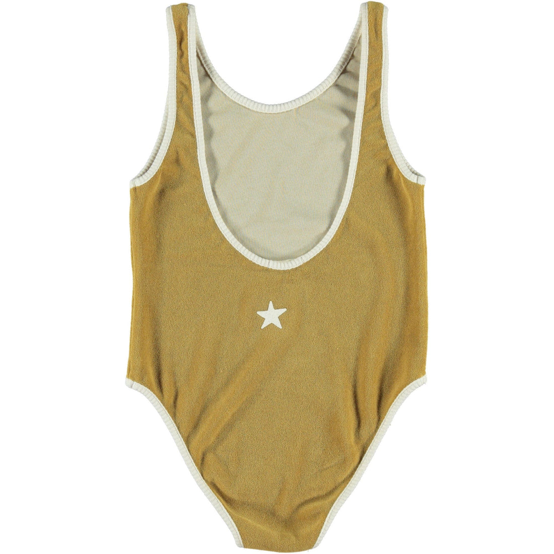 Piupiuchick swim Piupiuchick Ecru Rainbow Rock Star Terry Swimsuit