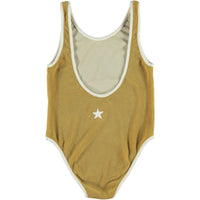 Piupiuchick swim Piupiuchick Ecru Rainbow Rock Star Terry Swimsuit