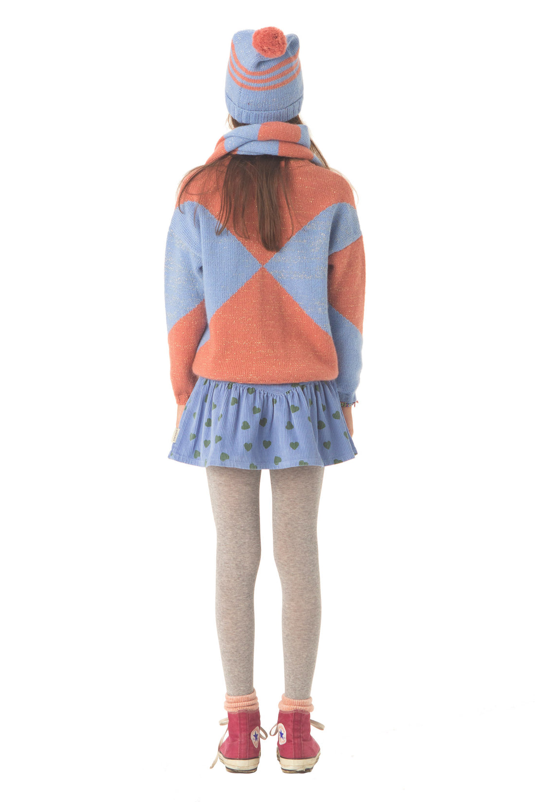 Piupiuchick Blue V Cut Skirt