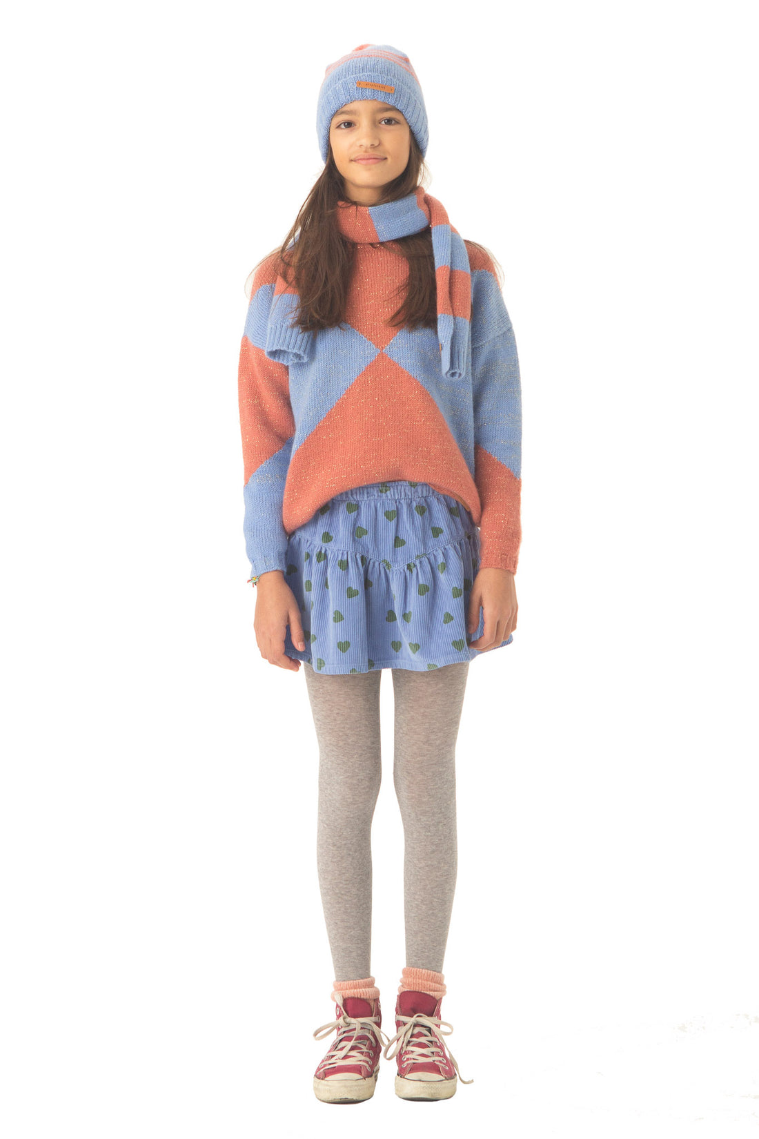 Piupiuchick Blue V Cut Skirt