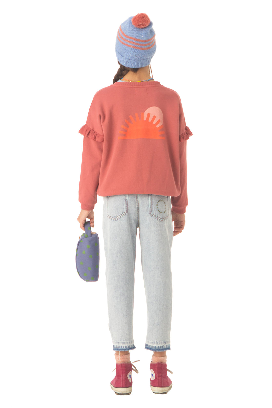 Piupiuchick Pomegranate More Amore Sweatshirt