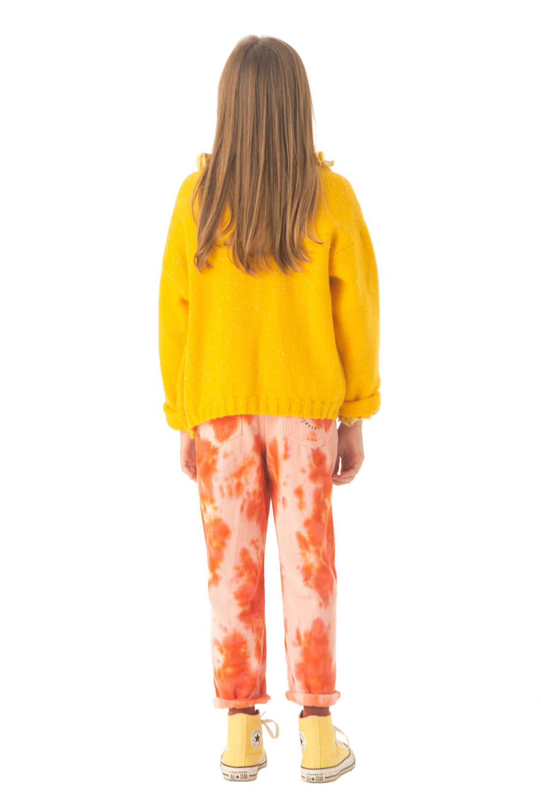 Piupiuchick Yellow Lurex Cardigan