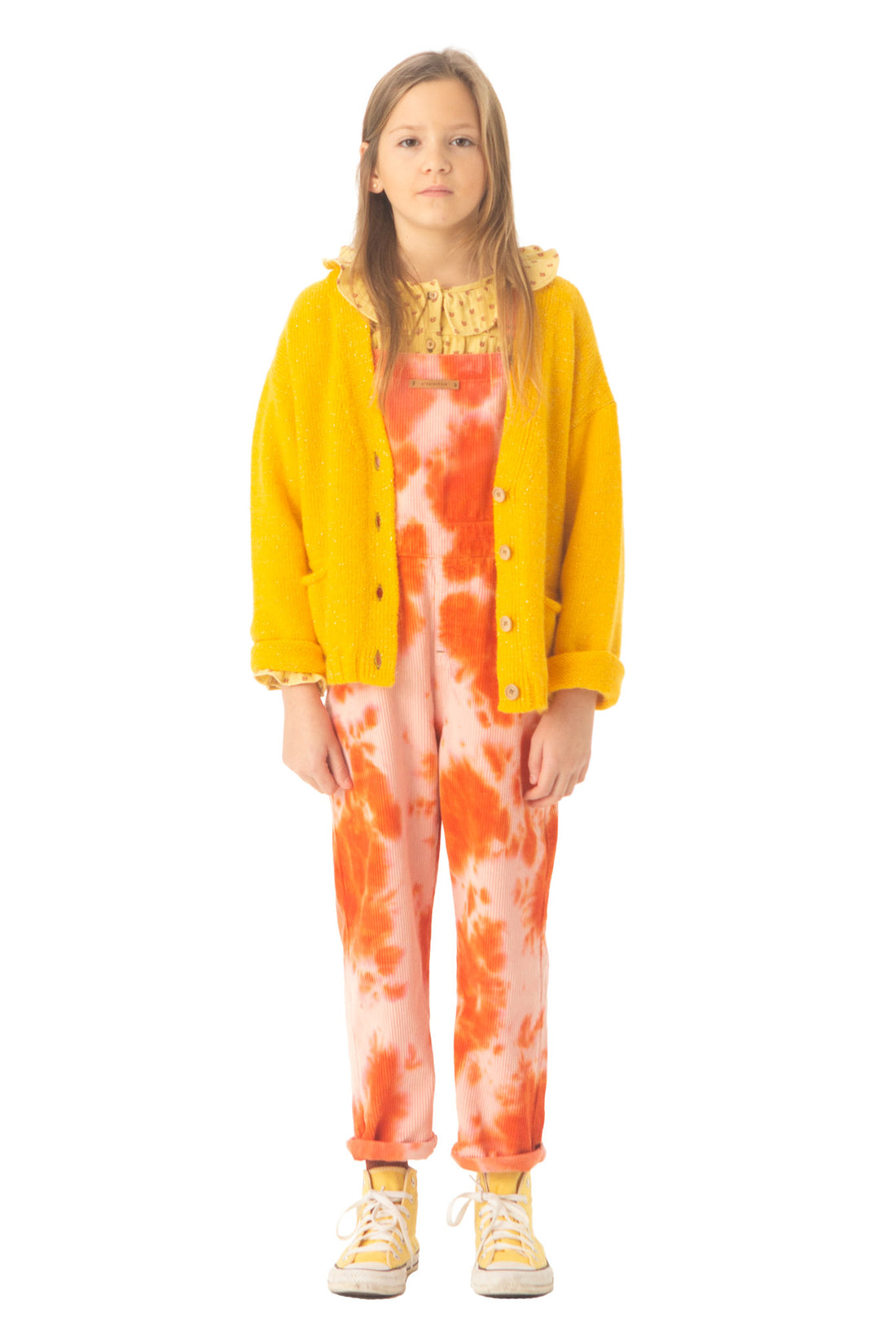 Piupiuchick Yellow Lurex Cardigan