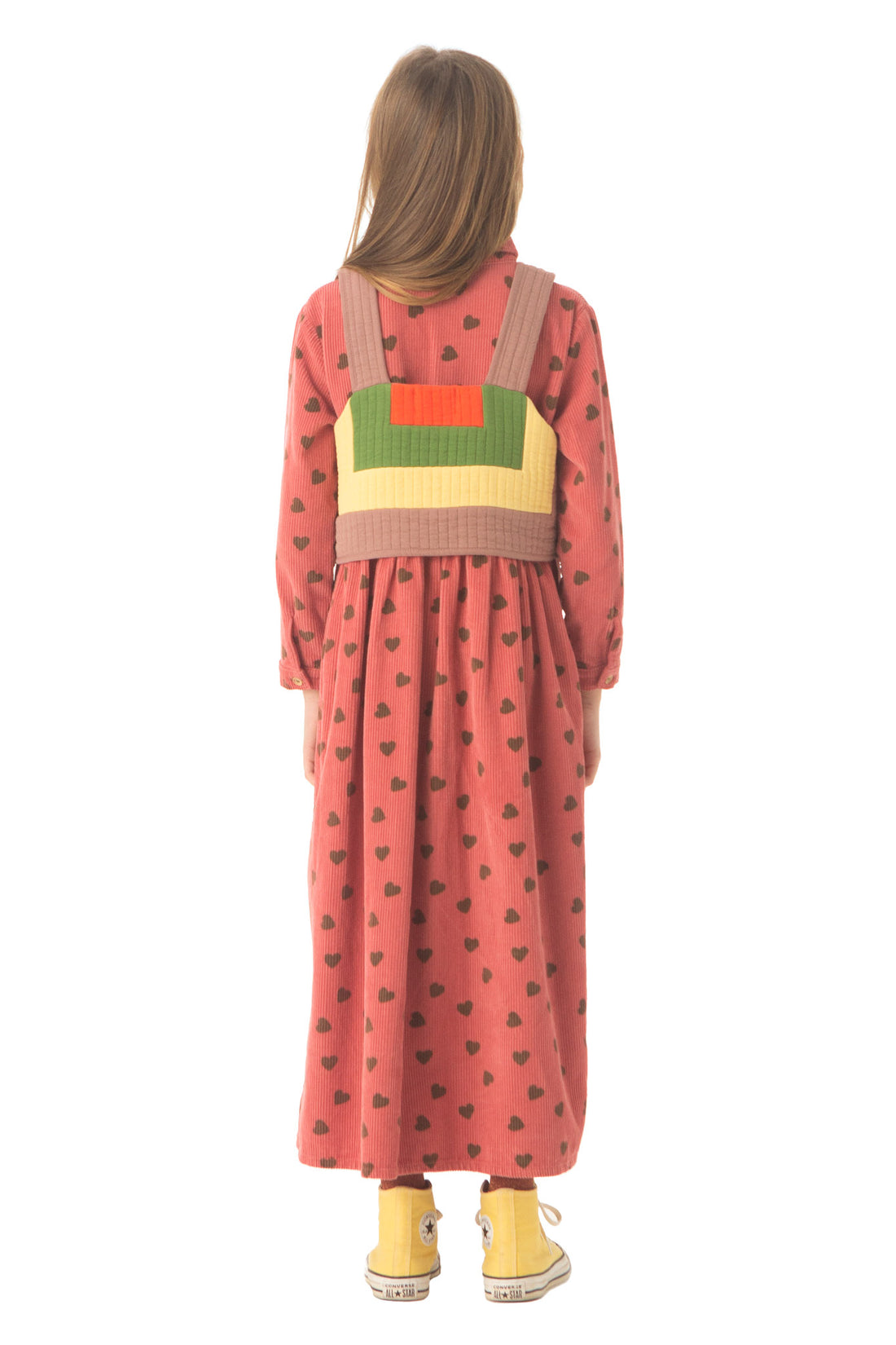 Piupiuchick Pomegranate Hearts Shirt Dress