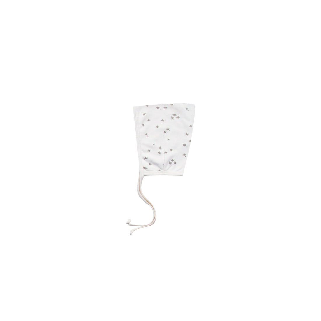 Quincy Mae Ivory Organic Ribbed Pixie Bonnet