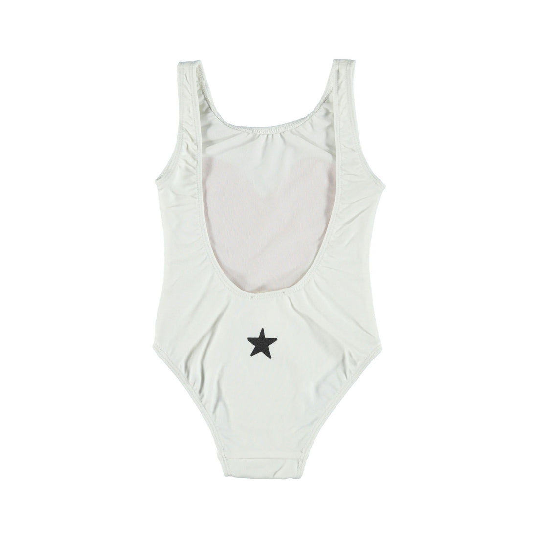 Piupiuchick White Heart Baby Swimsuit