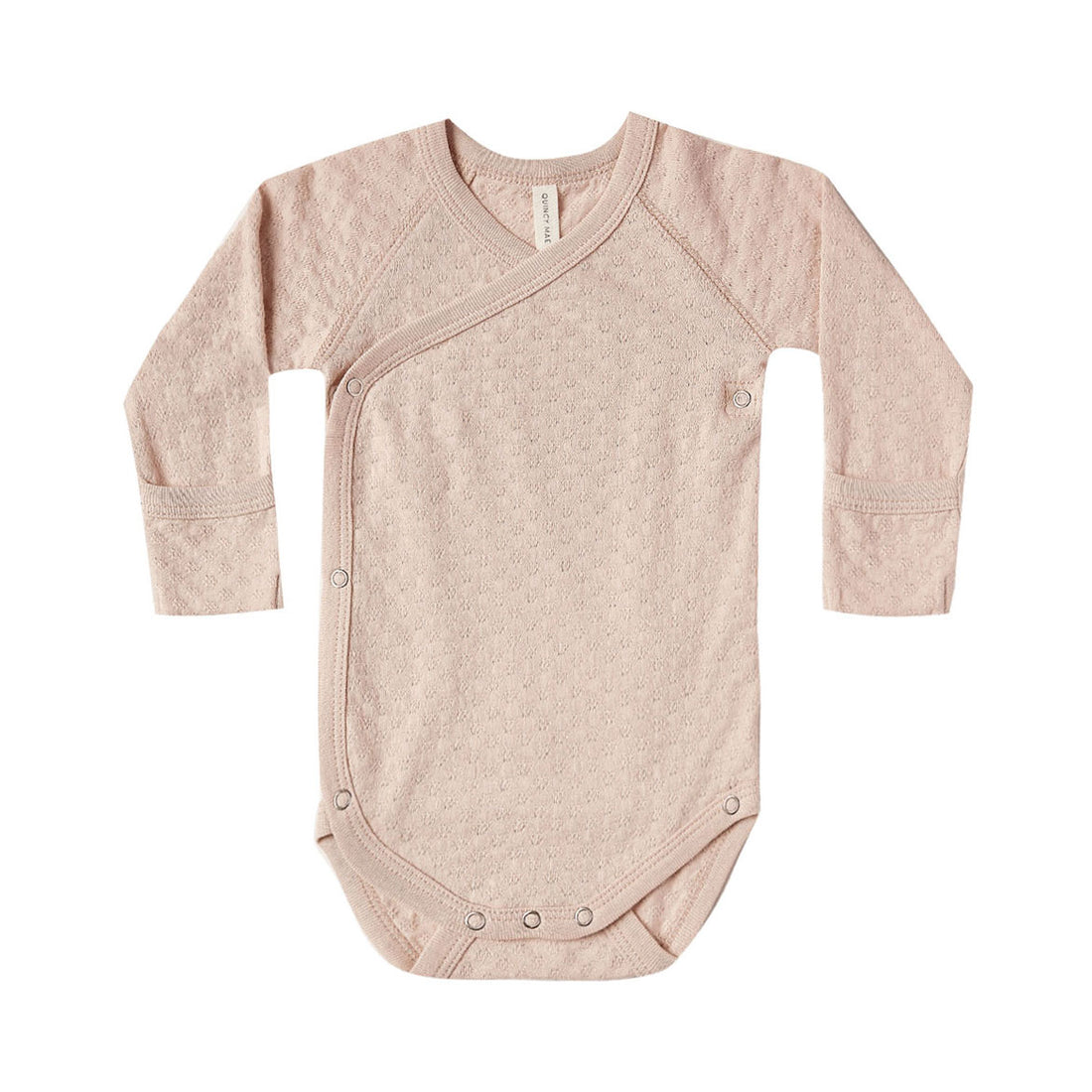 Quincy Mae Petal Pointelle Kimono Onesie