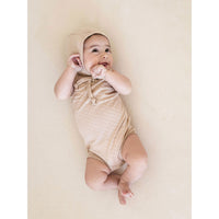 Quincy Mae Rose Organic Pointelle Tank Onesie