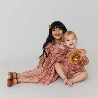 Pink Chicken Polly Dress - Soft Pretzels