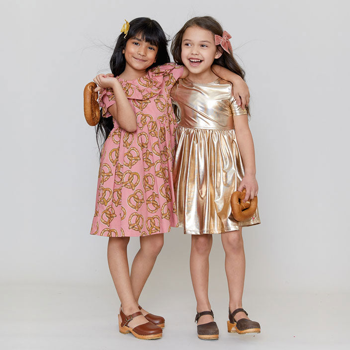 Pink Chicken Polly Dress - Soft Pretzels