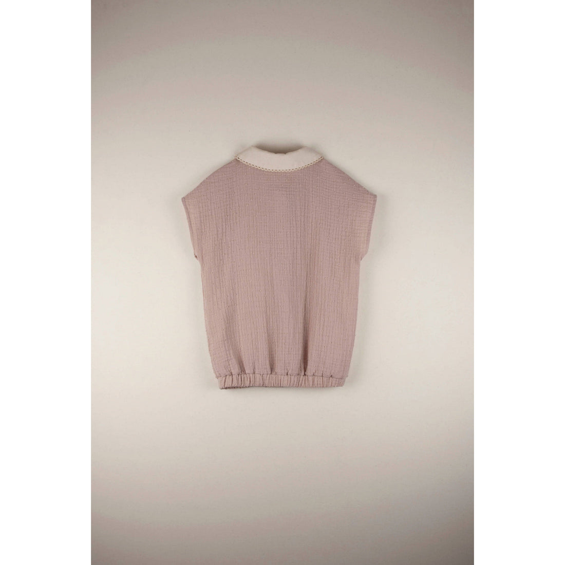 Popelin blouses Popelin Pink Embroidered Collar Blouse