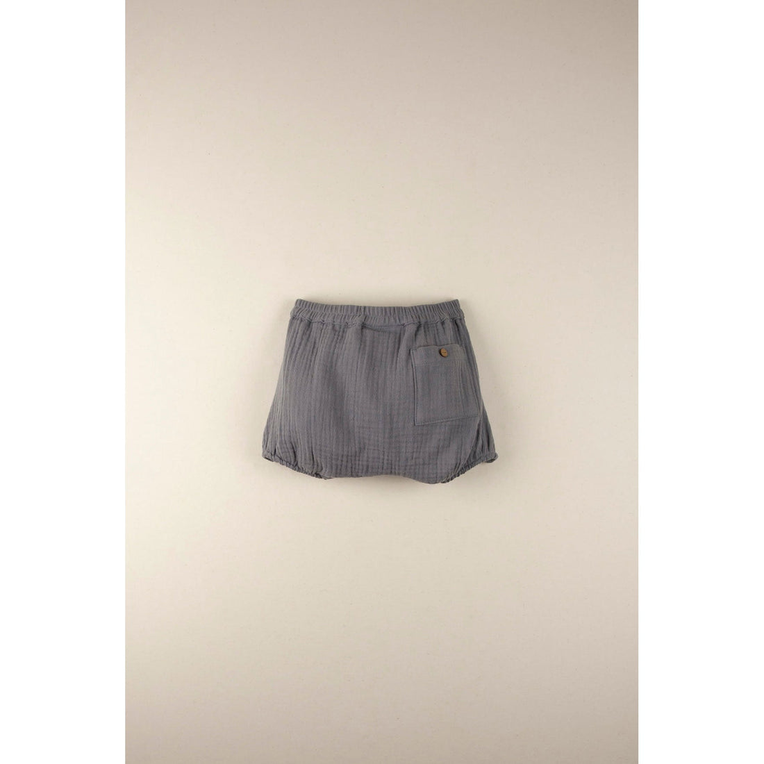 Popelin bottoms Popelin Greyish-Blue Pocket Culotte