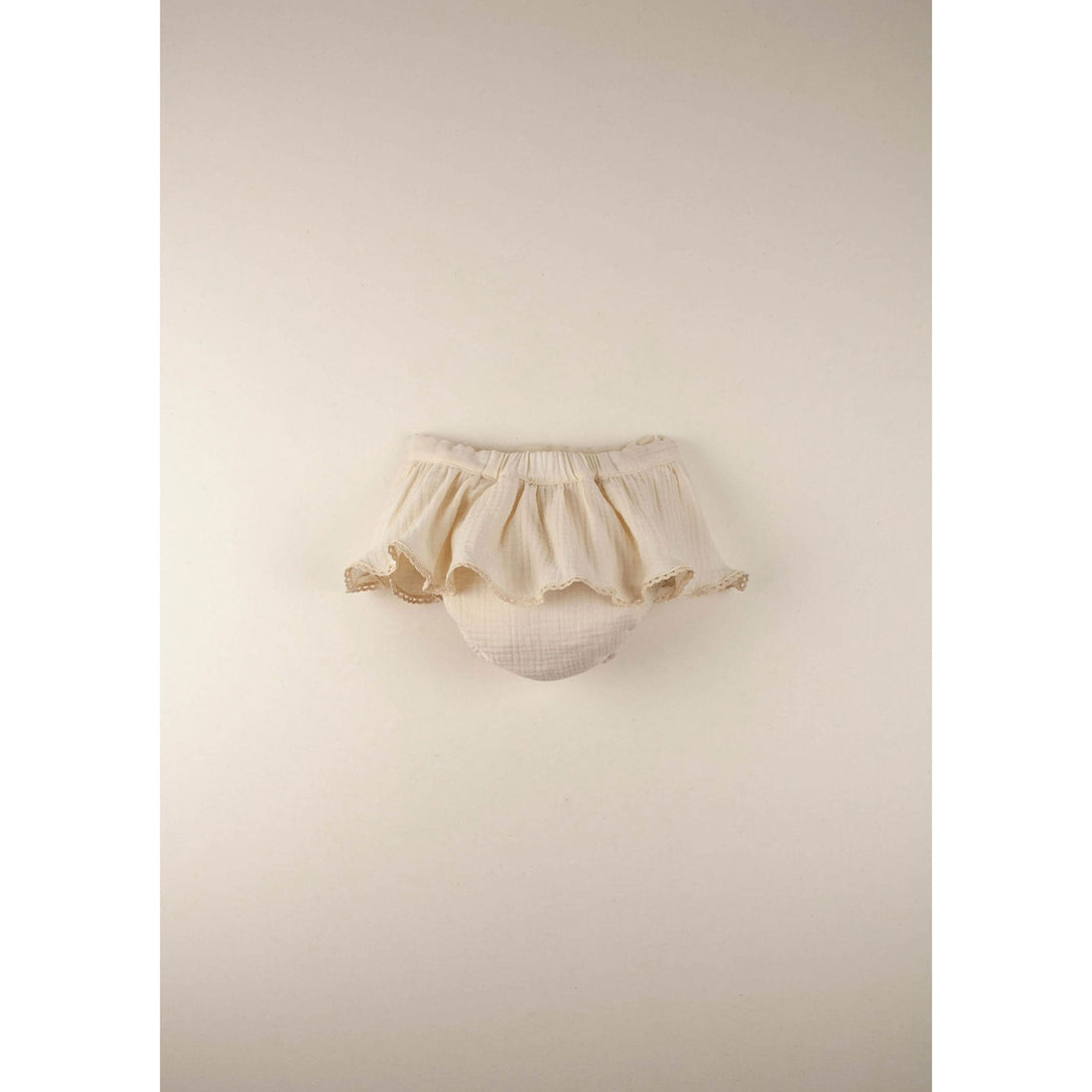 Popelin bottoms Popelin Off White Frilled Culotte