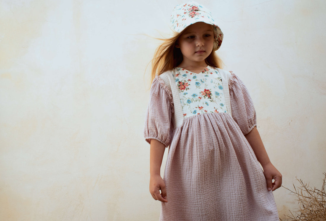 Popelin dresses Popelin Pink Side Panel Dress