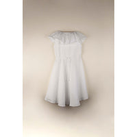 Popelin dresses Popelin Swiss Embroidered Frilled Collar Dress