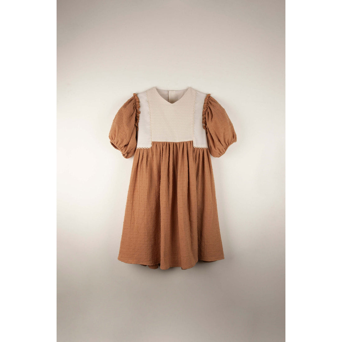 Popelin dresses Popelin Terracotta Side Panel Dress
