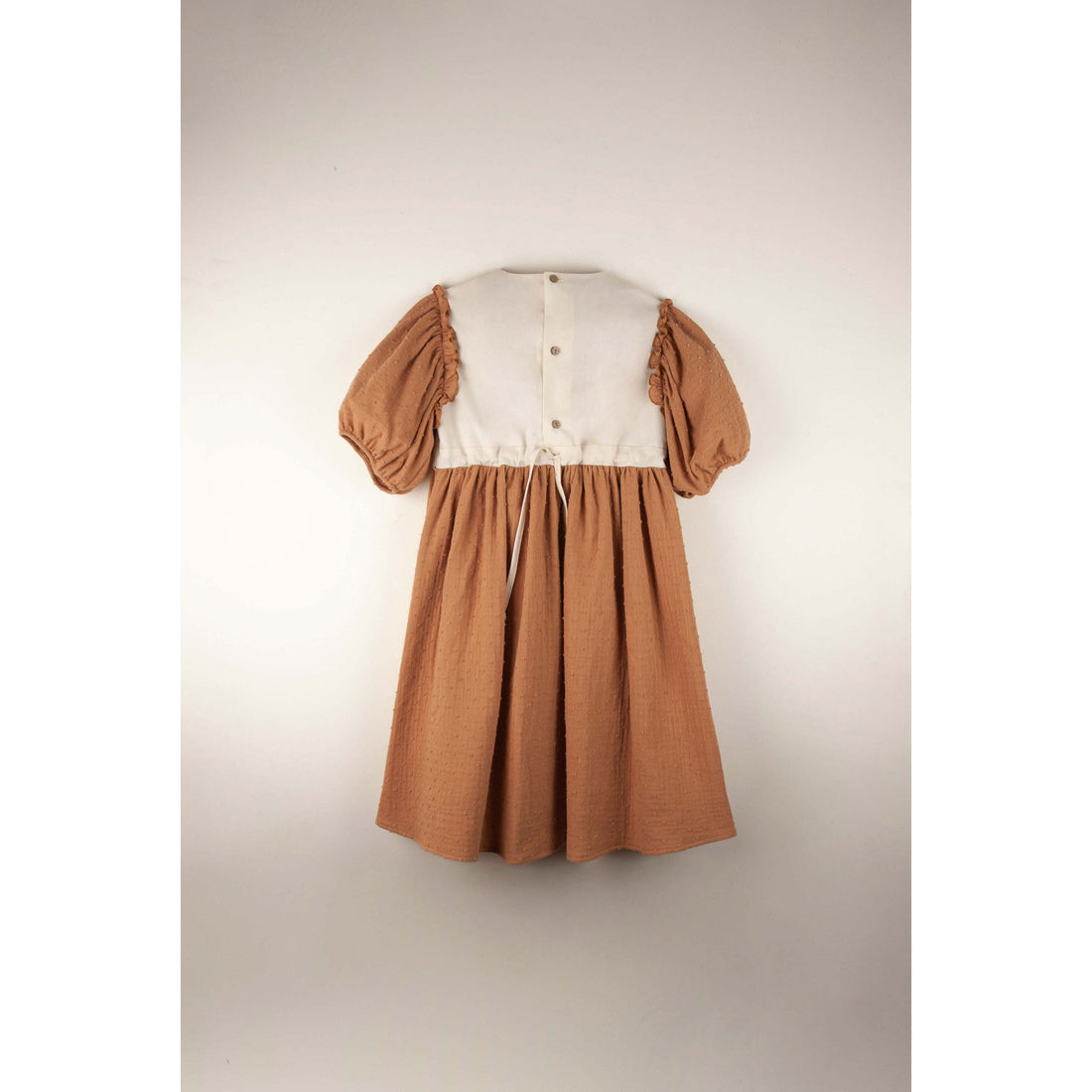 Popelin dresses Popelin Terracotta Side Panel Dress