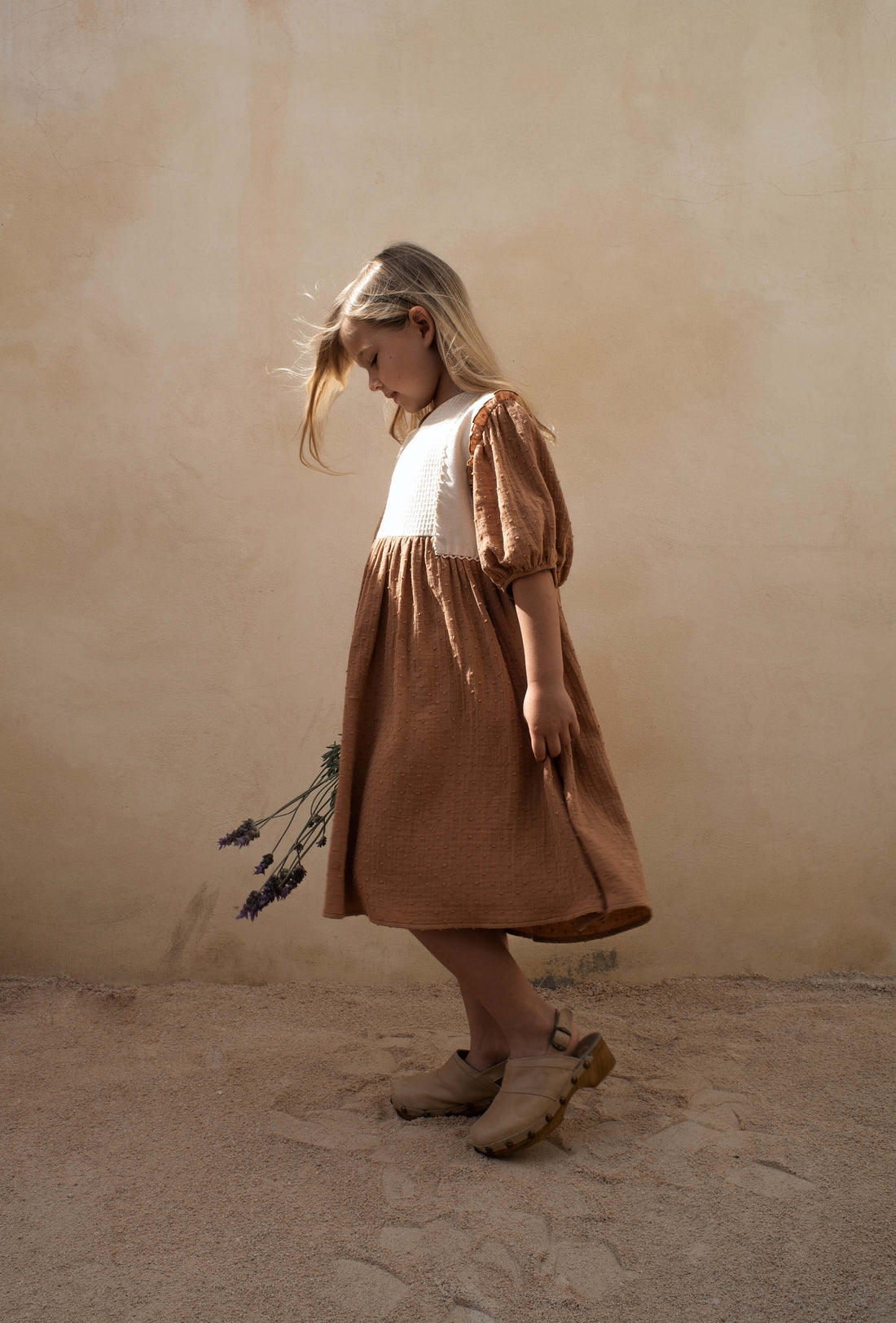 Popelin dresses Popelin Terracotta Side Panel Dress
