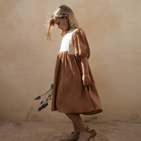 Popelin dresses Popelin Terracotta Side Panel Dress