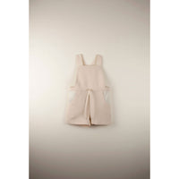 Popelin rompers Popelin Organic Beige Dungarees