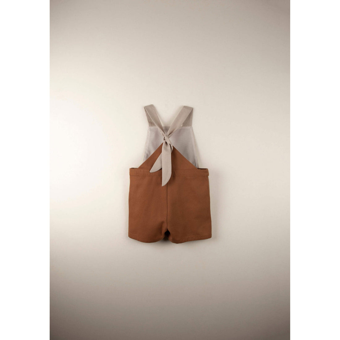 Popelin rompers Popelin Terracotta Dungarees