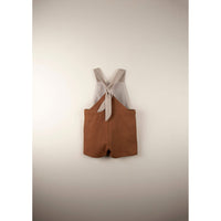 Popelin rompers Popelin Terracotta Dungarees