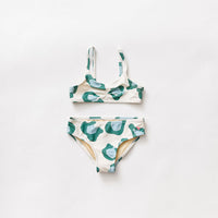 Pink Chicken Blue Pine Oversized Leopard Poppy Bikini