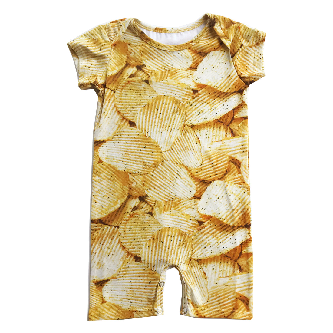 Romey Loves Lulu Potato Chips Short Romper
