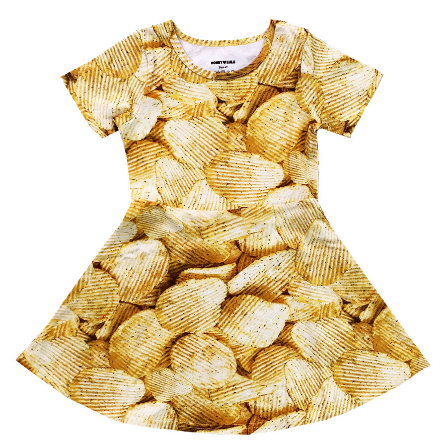 Romey Loves Lulu Potato Chips Skater Dress