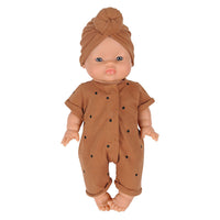 Bonjour Little Doll Outfit Dots Nut / Nut
