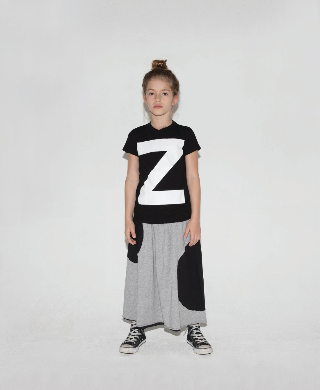 NUNUNU Black "Z" T-shirt
