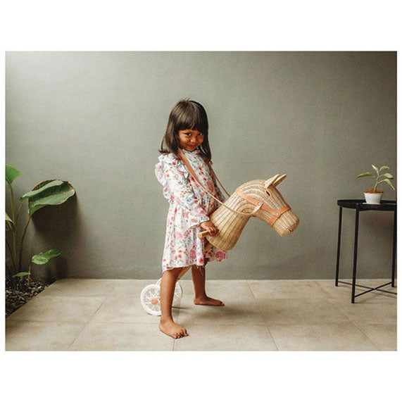 My Darling Valentine Pink Pull Along Hobby Horse