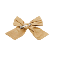 Pink Chicken Bow - Pumpkin Embroidery