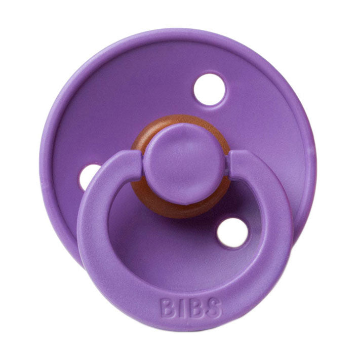 Mushie Purple Bibs Pacifier