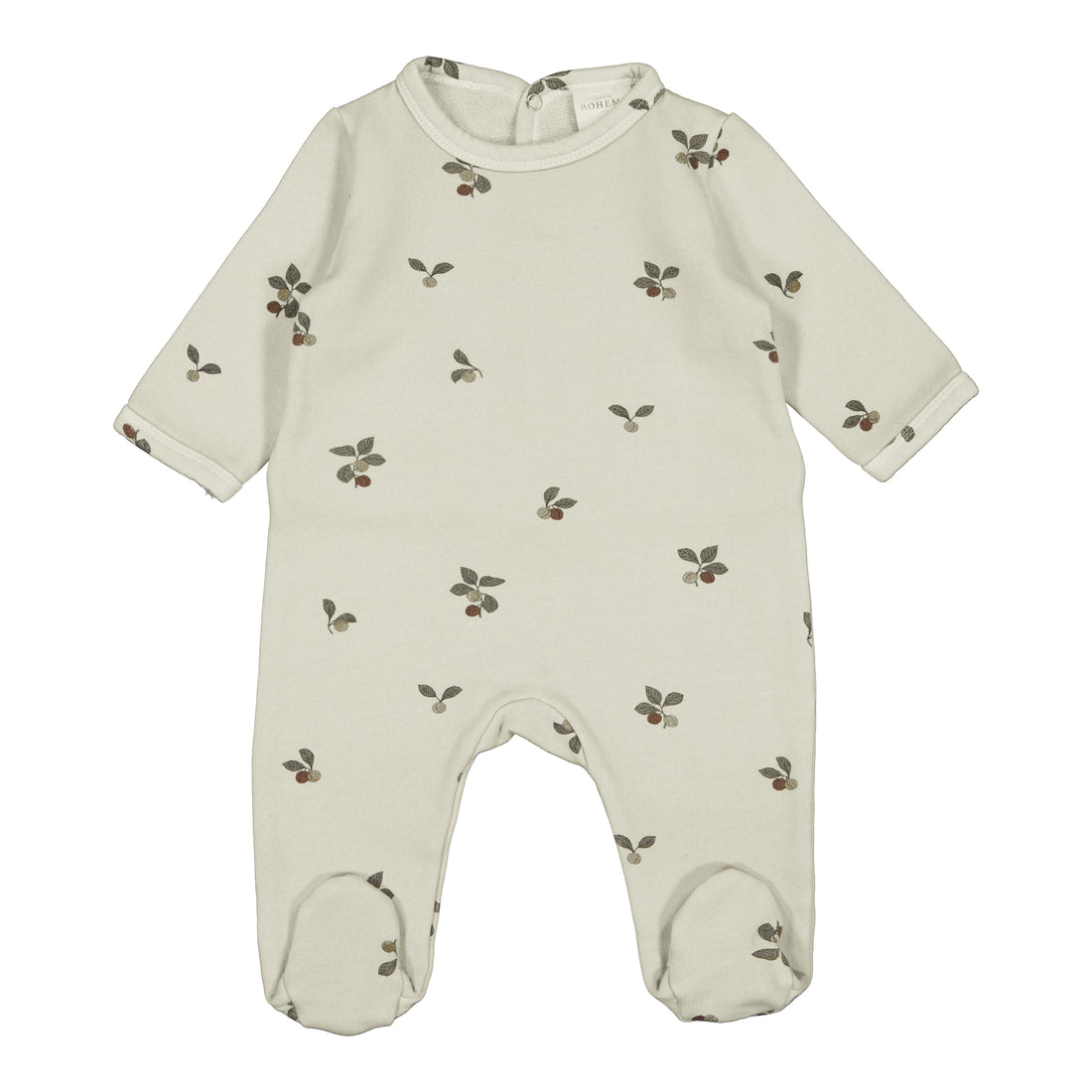 Studio Boheme Off White Plums Print Chubby Pyjamas