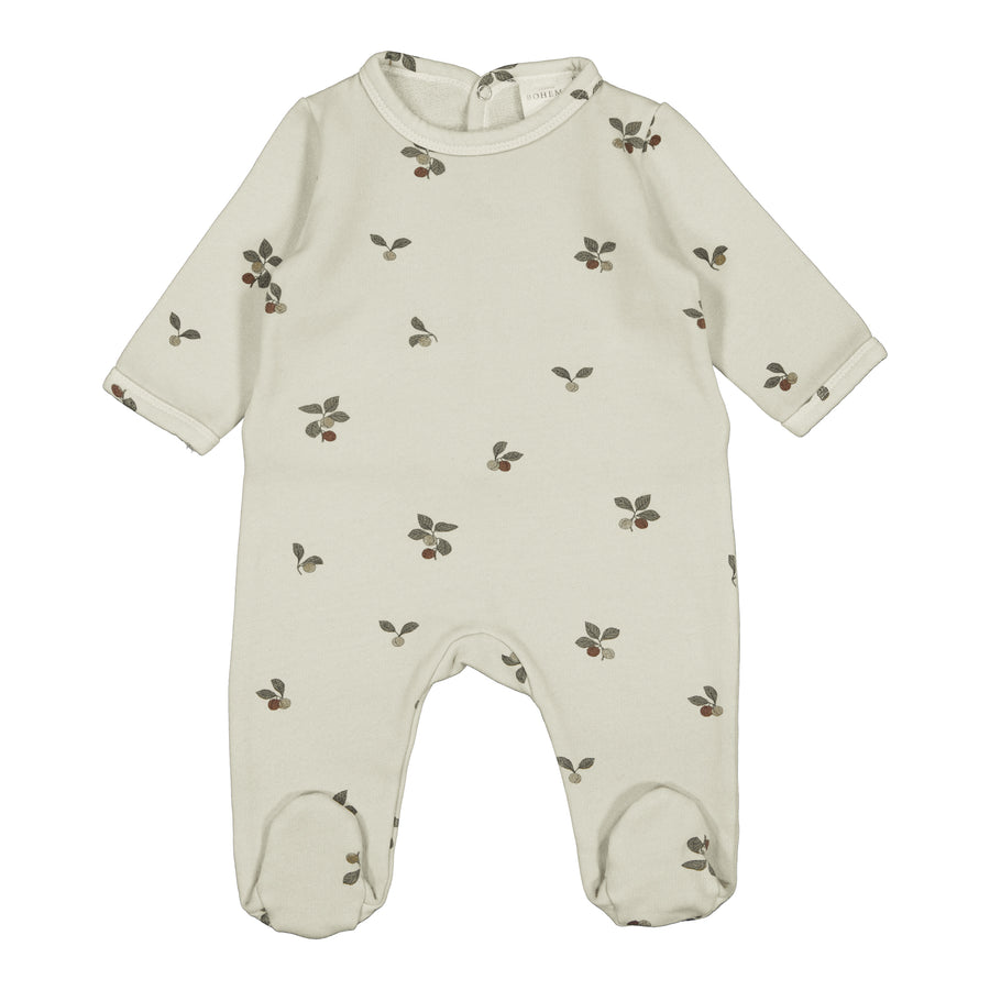 Studio Boheme Off White Plums Print Chubby Pyjamas