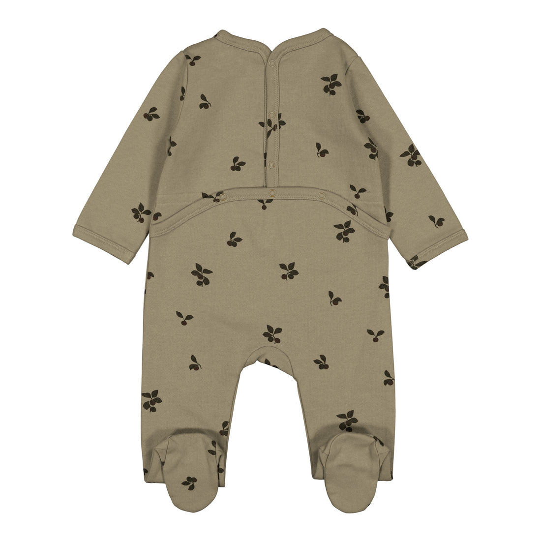 Studio Boheme Khaki Plums Print Chubby Pyjamas