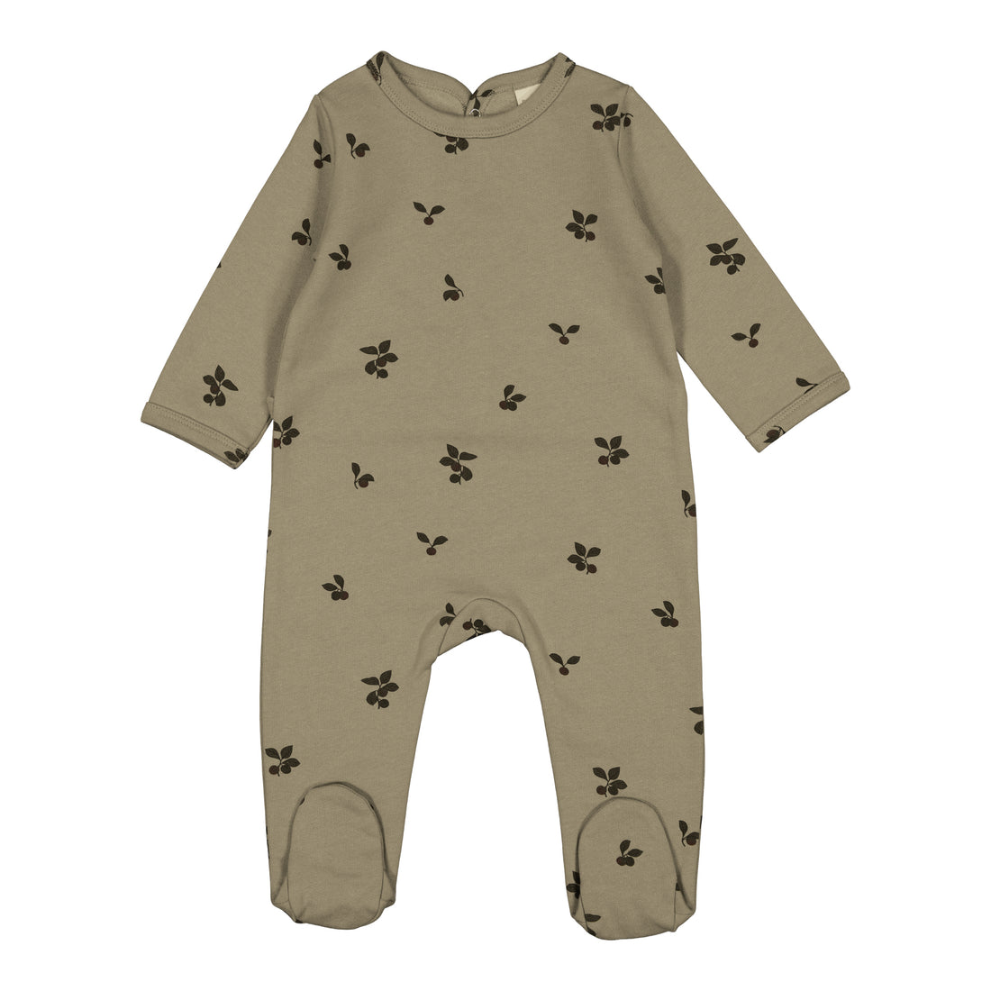 Studio Boheme Khaki Plums Print Chubby Pyjamas