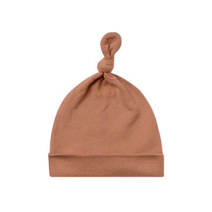 Quincy Mae accessories 0-6m Quincy Mae Knotted Baby Hat | Amber
