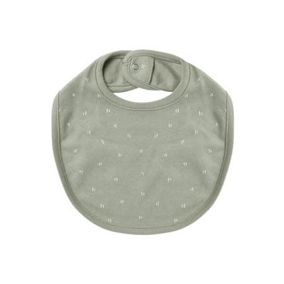 Quincy Mae accessories OS Quincy Mae Jersey Bib Set | Dash, Warm Grey Stripe