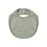 Quincy Mae accessories OS Quincy Mae Jersey Bib Set | Dash, Warm Grey Stripe