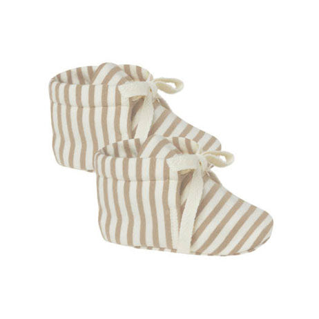 Quincy Mae accessories Quincy Mae Baby Booties | Warm Grey