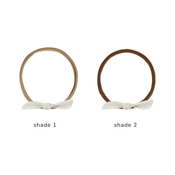 Quincy Mae accessories Quincy Mae Little Knot Headband | Sky Stripe