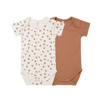 Quincy Mae bodysuits Quincy Mae Jersey Bodysuit 2-Pack | Daisy Confetti, Amber