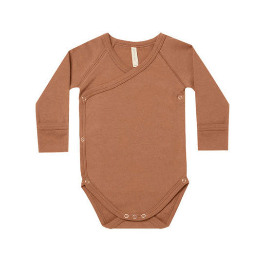 Quincy Mae bodysuits Quincy Mae Side-Snap Bodysuit | Amber